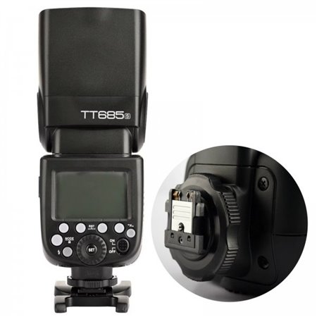 Flash Automático TTL Godox TT685 HSS GN60 con radio incorporada