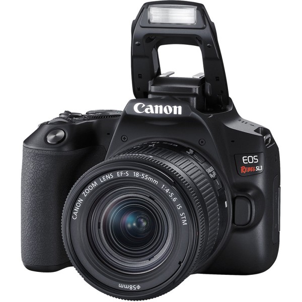 Canon EOS Reflex  SL3 DSLR con lente 18-55mm + estuche + SD 32gb