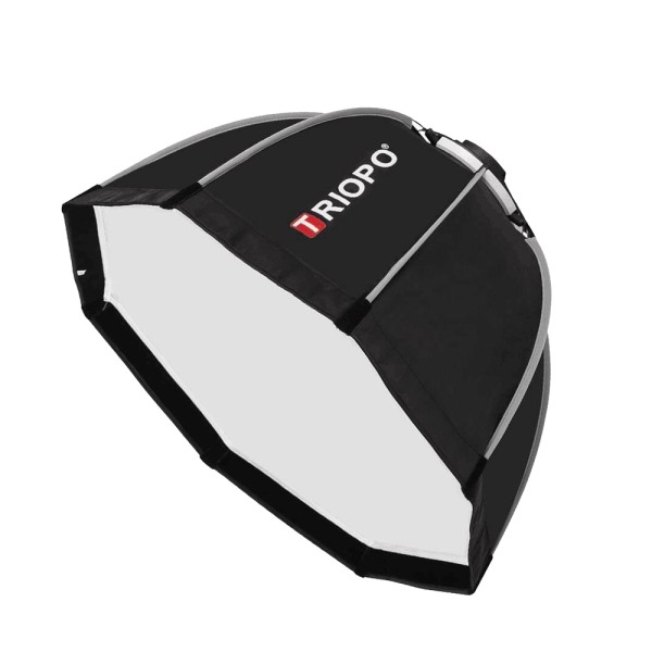 sofbox octogonal TRIOPO kII90 (montura bowens flash de studio)+ grilla