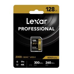 Lexar SD V90 GOLD 128GB