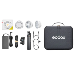 GODOX LED ML100R kit 3 con Battery Grip Solution