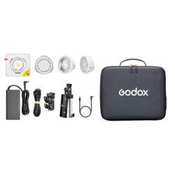 GODOX LED ML100R kit 2 con NP-F Battery Solution