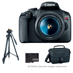 canon EOS Rebel  T7 DSLR 18-55 mm IS + estuche+ 32gb + Tripode