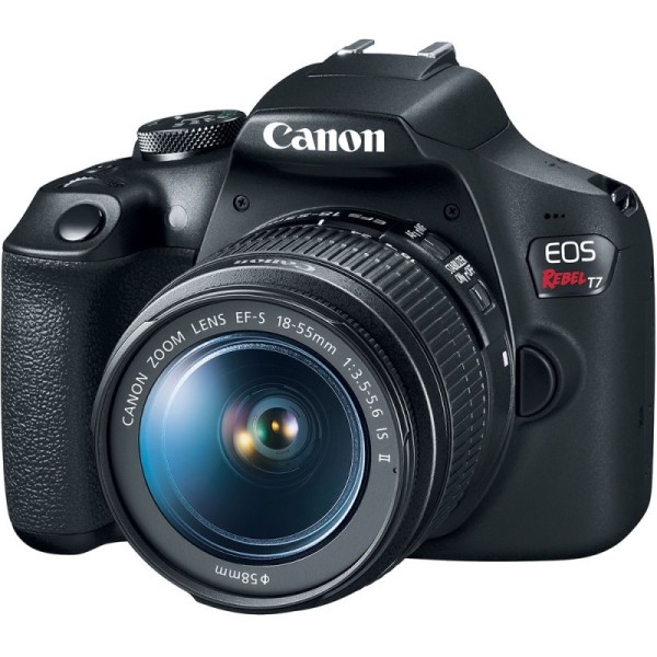 Canon EOS Rebel  T7 DSLR 18-55mm IS +  Lente 75-300mm + Estuche +SD 32gb