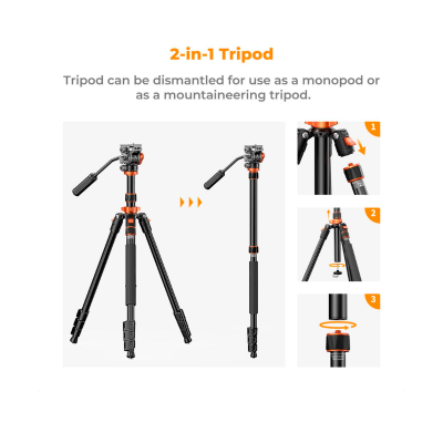 Trí­pode K&F 09.136