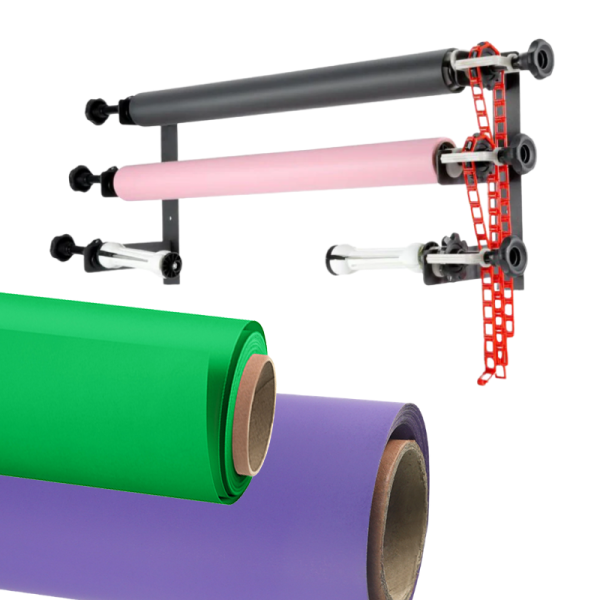 Portafondo Empotrable x3 + 2 Fondos de Cartulina