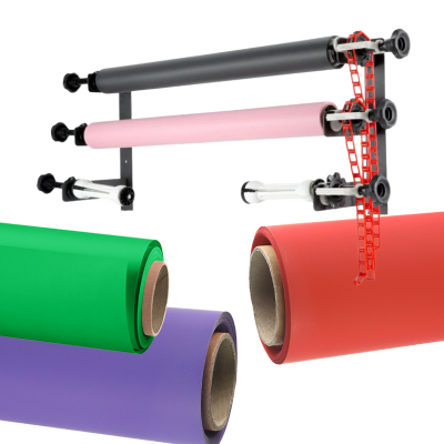 Portafondo Empotrable x3 + 3 Fondos de Cartulina