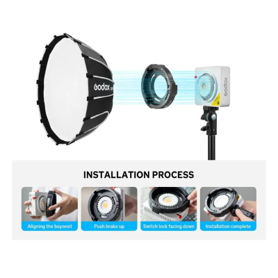 Godox ML-GB - Adaptador para ML-100 a Montura Bowens