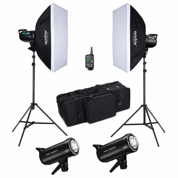 KIT DE ILUMINACIÓN GODOX SK400II-V DOBLE