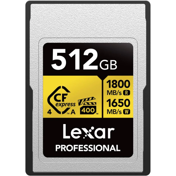 MEMORIA LEXAR 512GB CFEXPRESS GOLD TIPO A