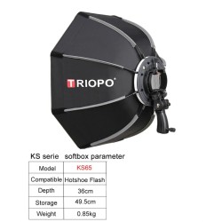 Softbox Triopo Serie KX 65cm