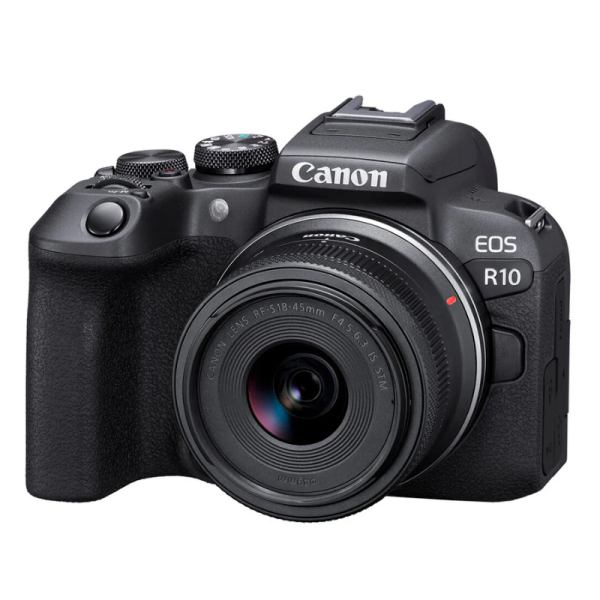 Canon EOS R10 Mirrorless Camera with 18-45mm Lens