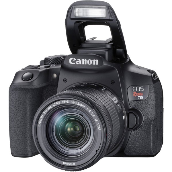 Canon EOS Rebel T8i  DSLR con lente 18-55mm + Estuche +  SD32gb