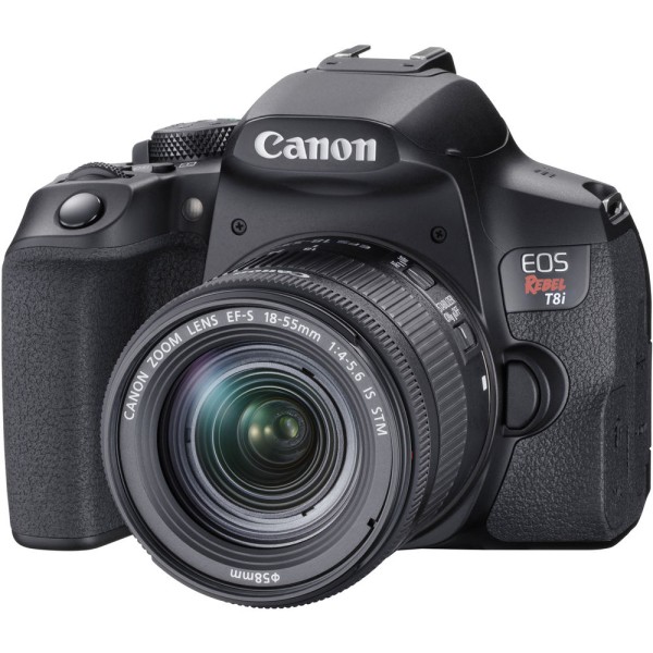 Canon EOS Rebel T8i  DSLR con lente 18-55mm + Estuche + SD32gb + Tripode